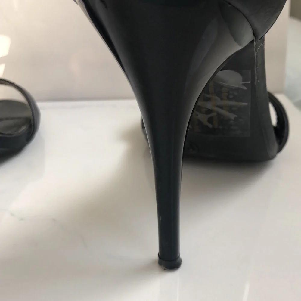 Mossimo Black 4" Strappy Sandals, 9.5 - Picture 4 of 11